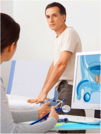 Identify the type of prostatitis in men