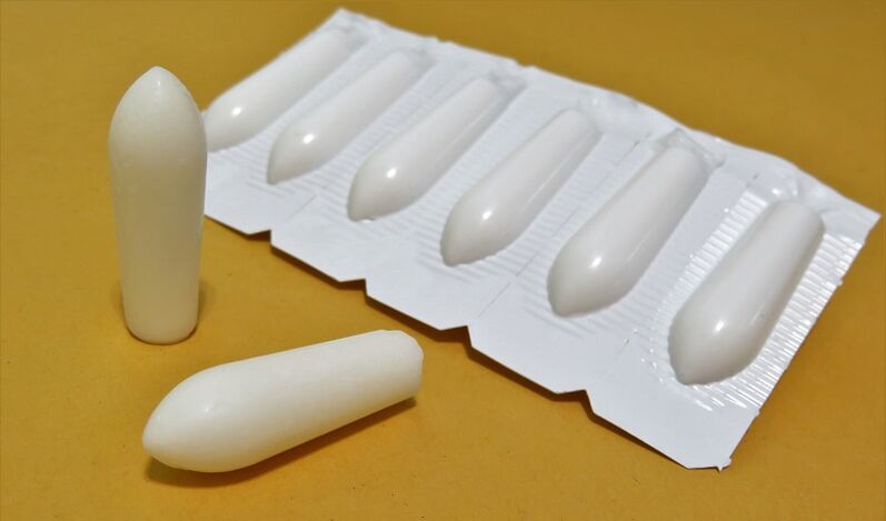 Suppositories for treating prostatitis