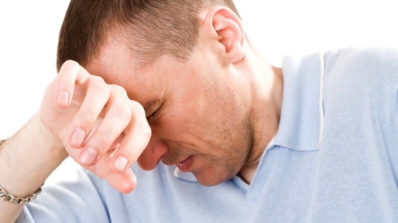 Prostatitis pain in men