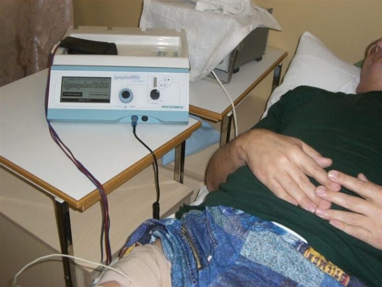 Physical therapy procedures for treating prostatitis